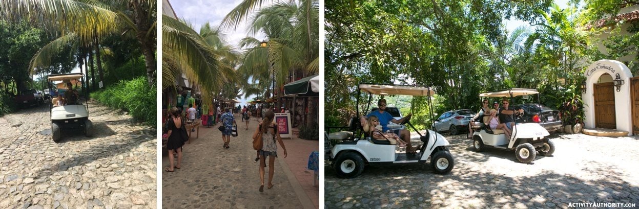 golf carts in Mexico