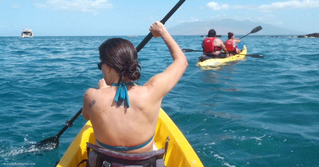 kayaking Maui