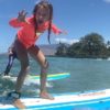 kids surfing in Maui