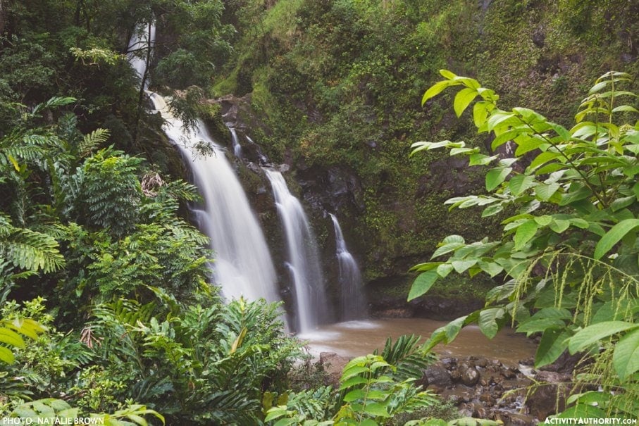 upper waikani waterfalls
