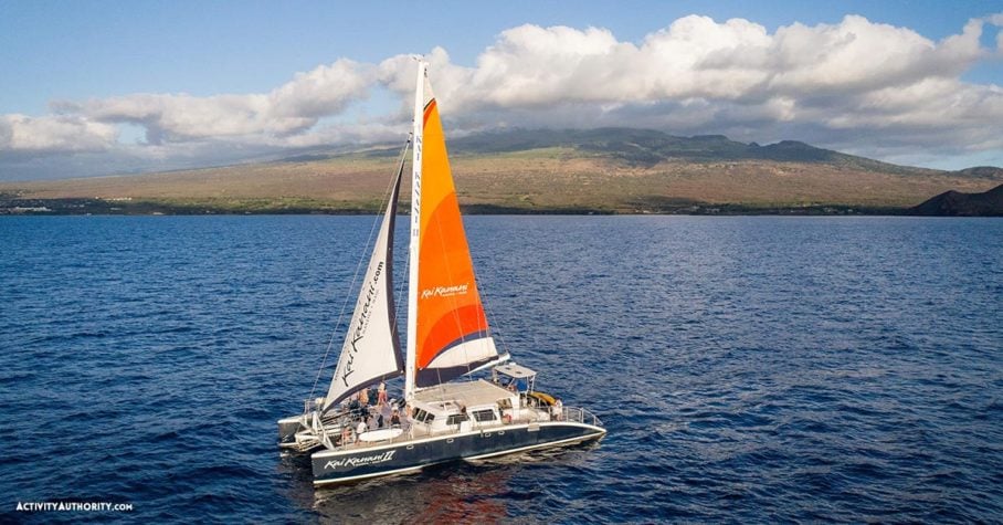 Maui sunset sailing cruise