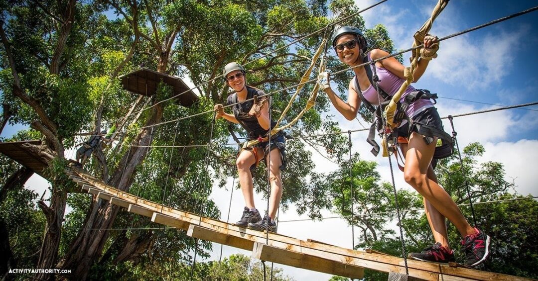 Maui swinging bridge