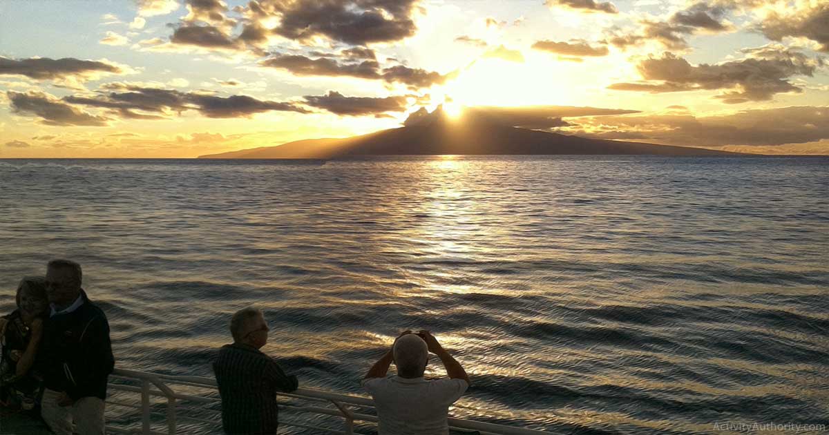 sunset cruise Maui