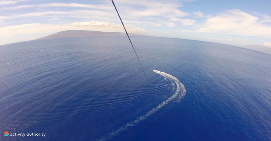 Maui Parasail Passenger View