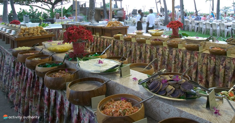 Kona Luau Food