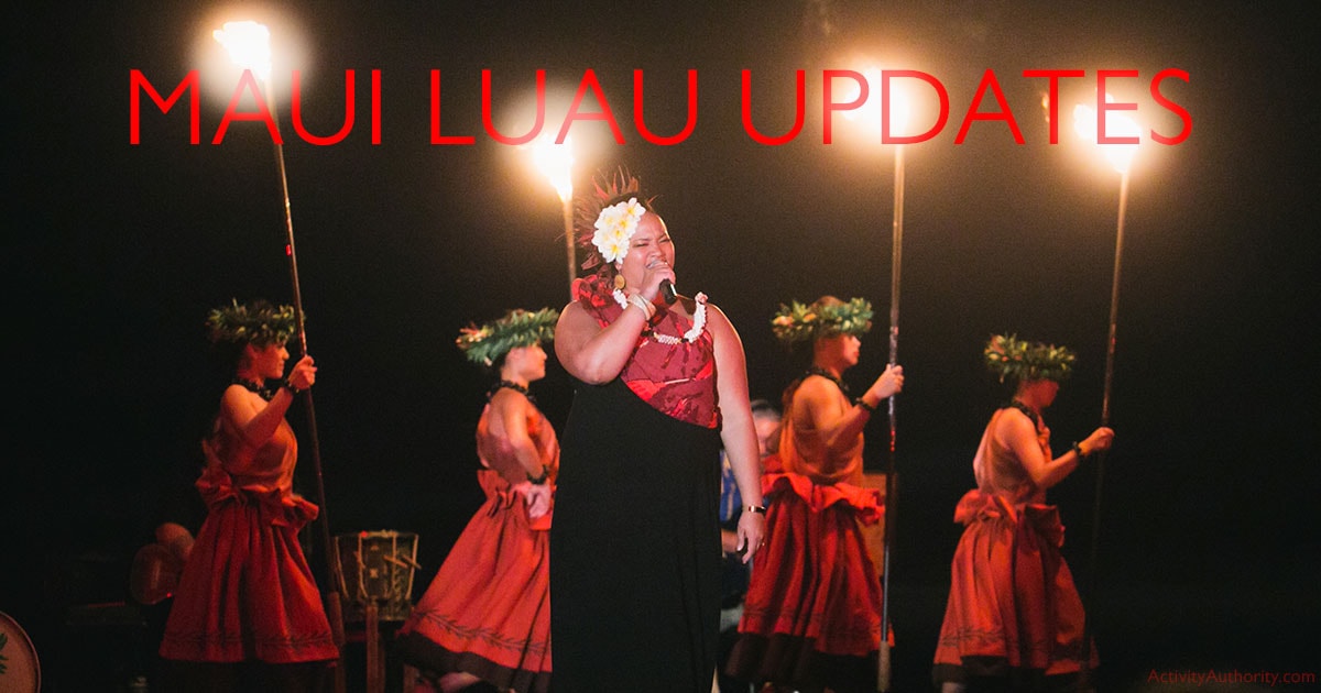 Maui Luau updates