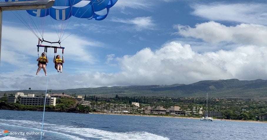 Maui Parasail Happy Passengers