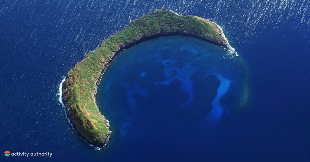 Molokini Sail Birdseye View