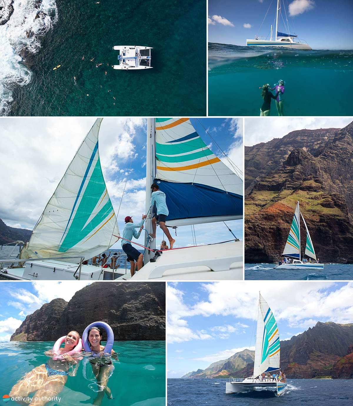 Napali Snorkel Sail Collage