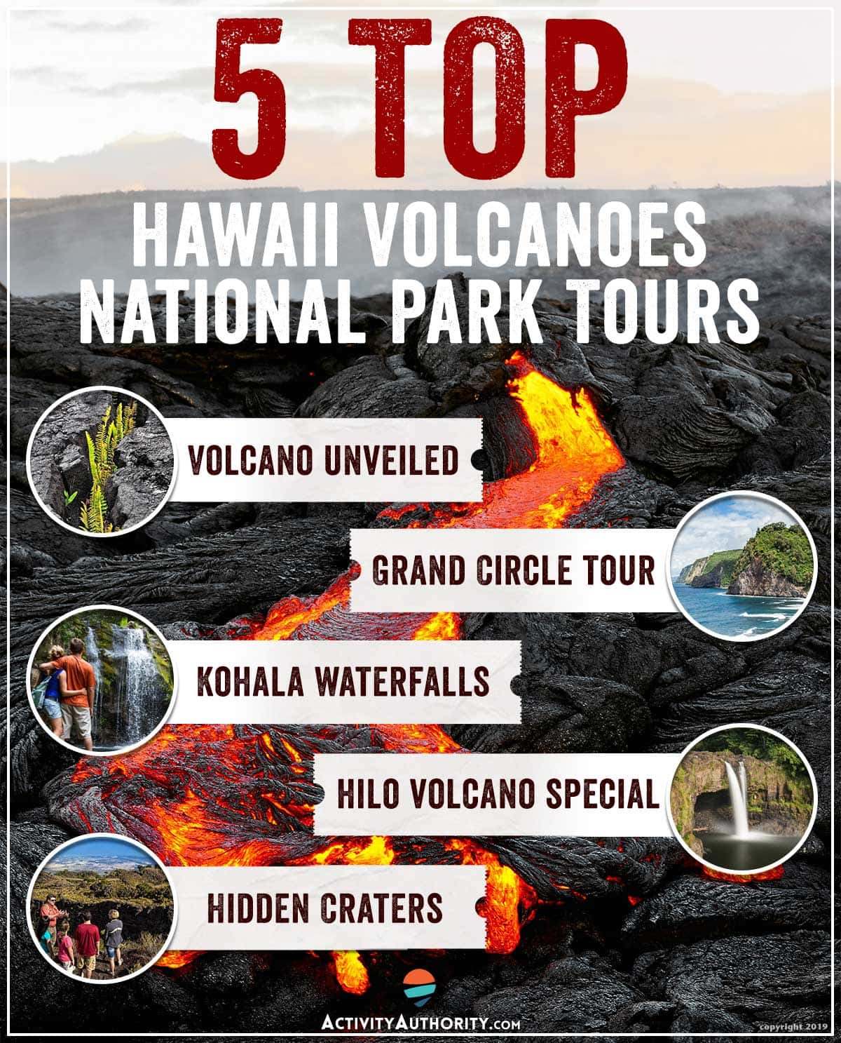 top 5 Volcanoes Hawaii