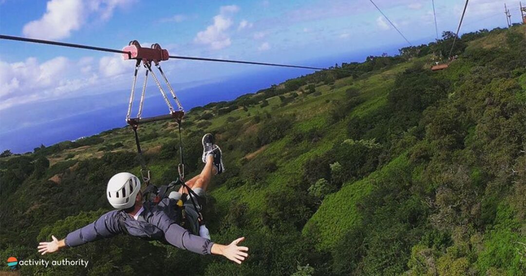 Kapalua Zipline Flying