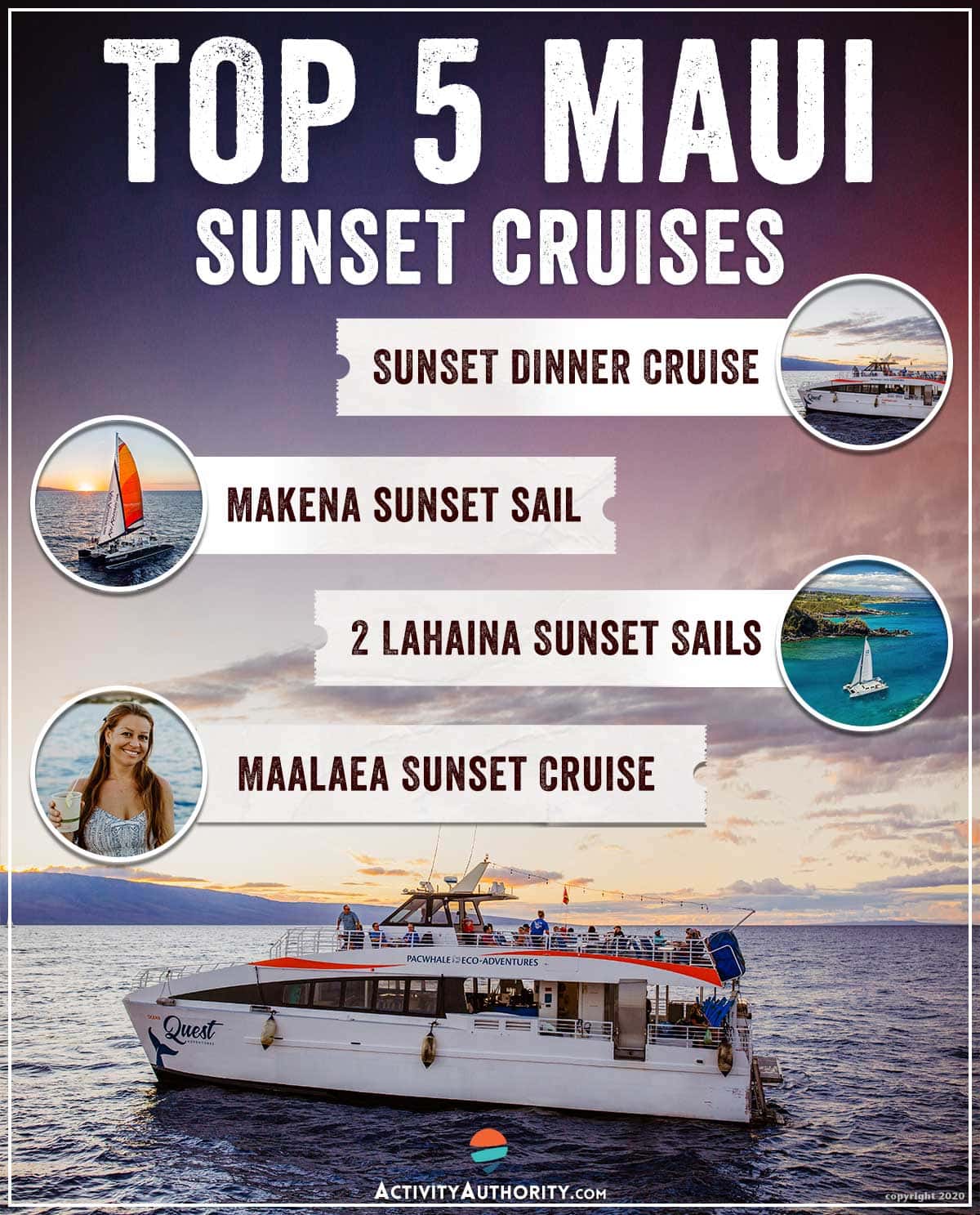 Top 5 Maui sunset Cruises