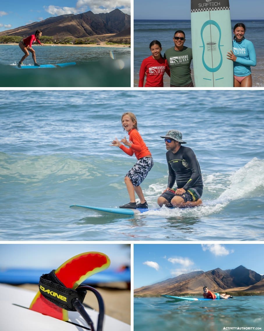 Rivers Maui surf lessons