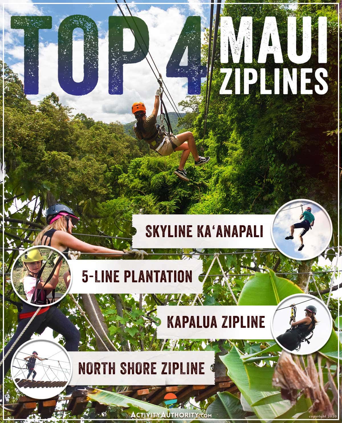 Top 4 Maui Ziplines