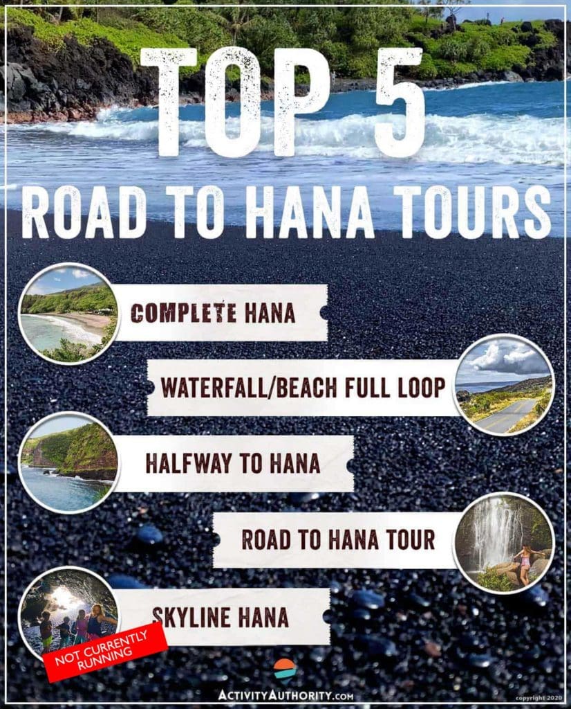 Top 5 Road to Hana Tours - 1/2 day, full-day, best spots