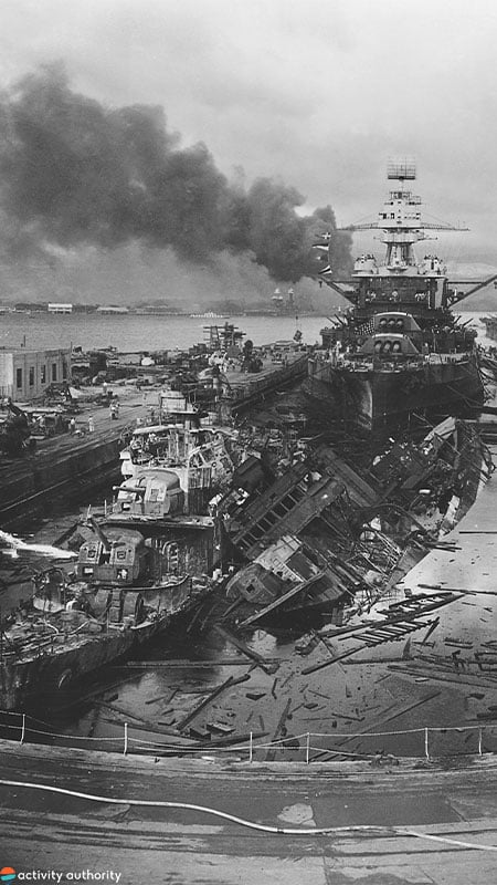 Pearl Harbor Tour Damage