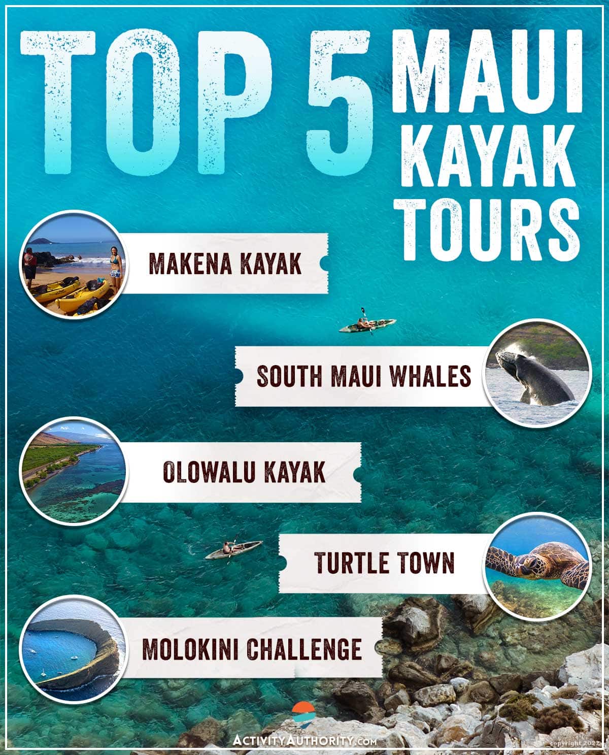 top Maui kayak tours