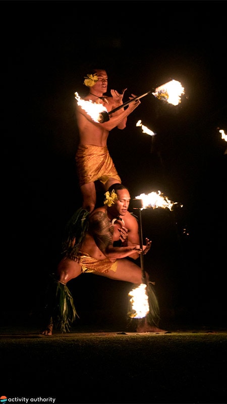 Aulii Luau Fire Dancing Stack