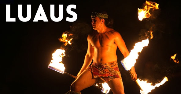 Kauai Luaus Fire Dancer