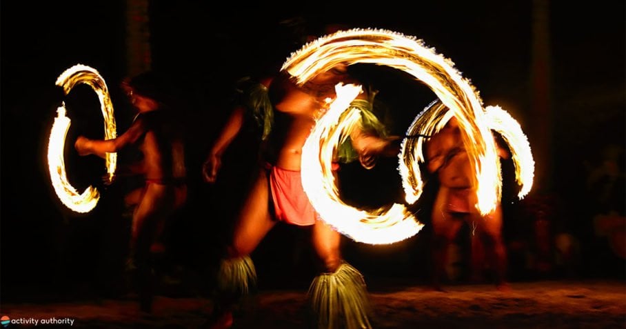 Luau Kalamaku Kauai Fire Dancing