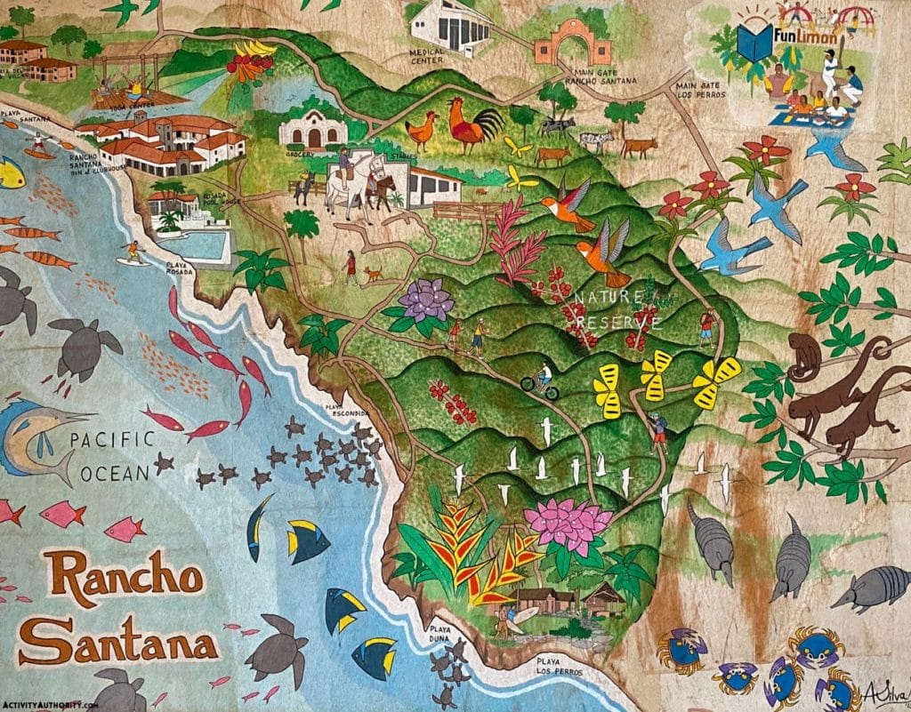 Rancho Santana Map