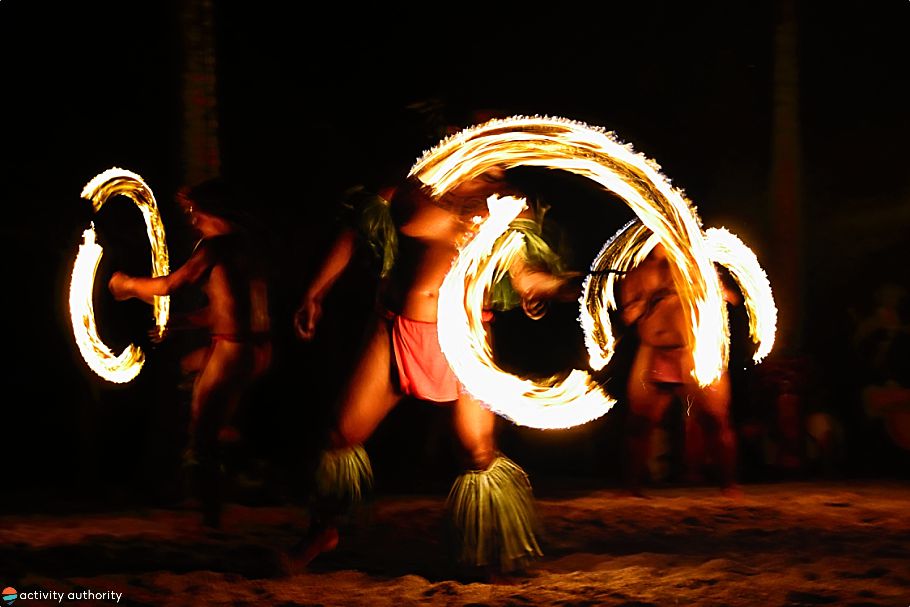 Maui Activities For Seniors Fire Spinning