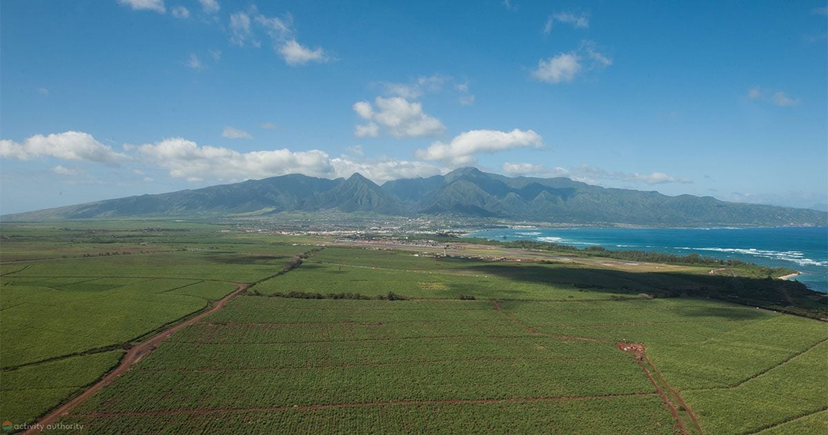One Day On Maui Aerial View