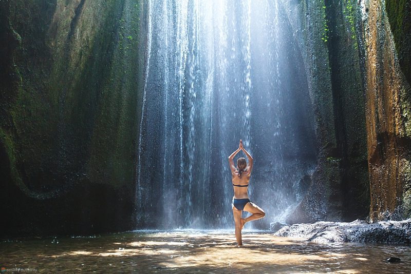 Bali Activities Waterfall Yoga