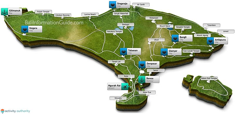 Bail Region & Town Map