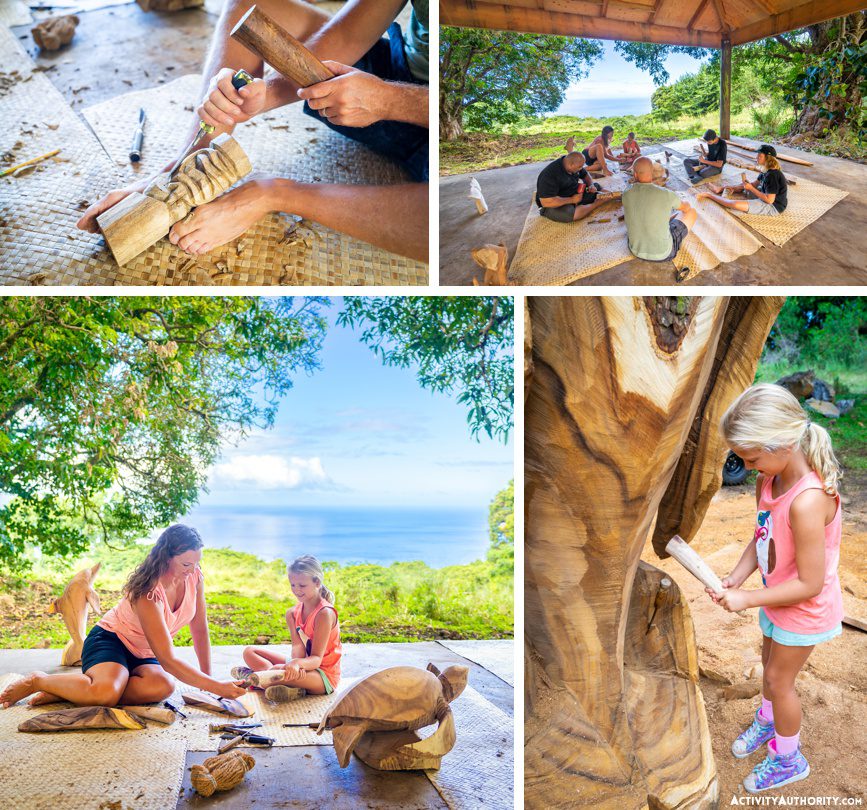 Big Island wood carving tour