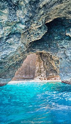 Kauai ocean caves